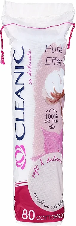 Dischetti cosmetici in cotone, 80pz