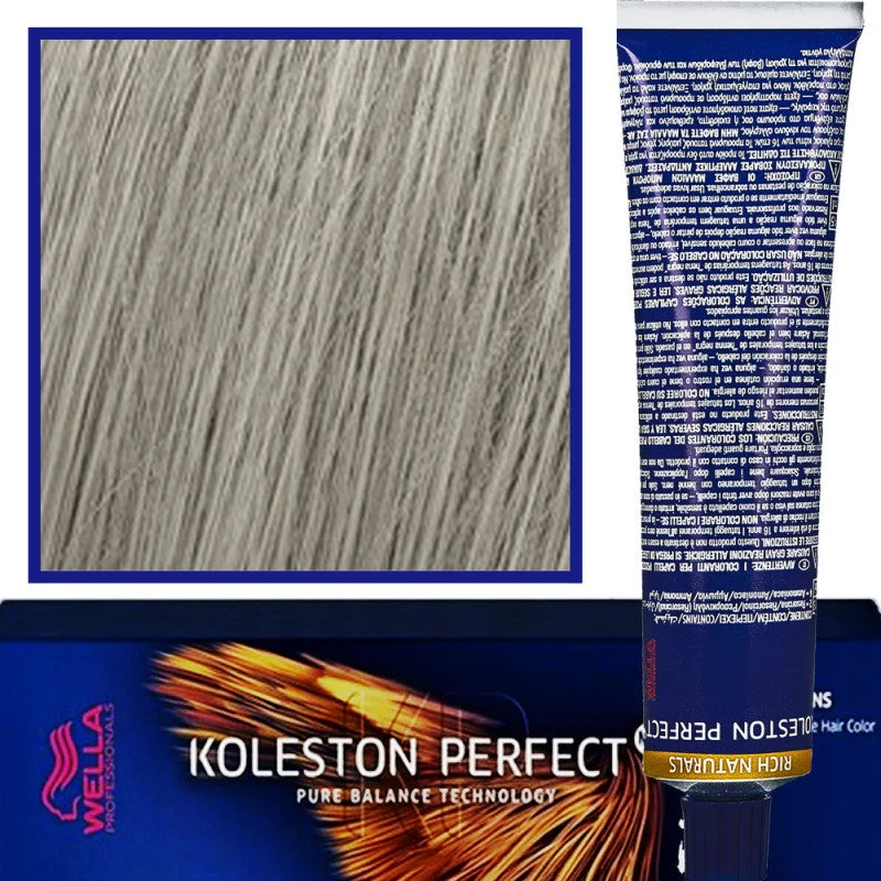 Tintura per capelli Wella Koleston Perfect Me 60ml 9/81 Pearl Ash Biondo chiarissimo