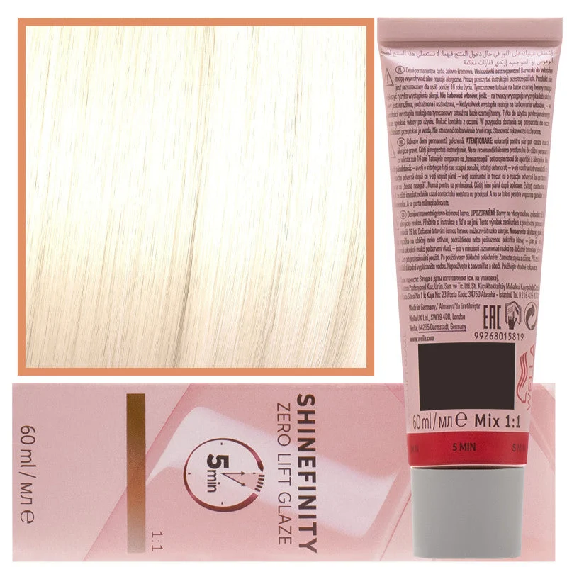 Wella Shinefinity Zero Lift Glaze Tintura per capelli 60 ml 010/36