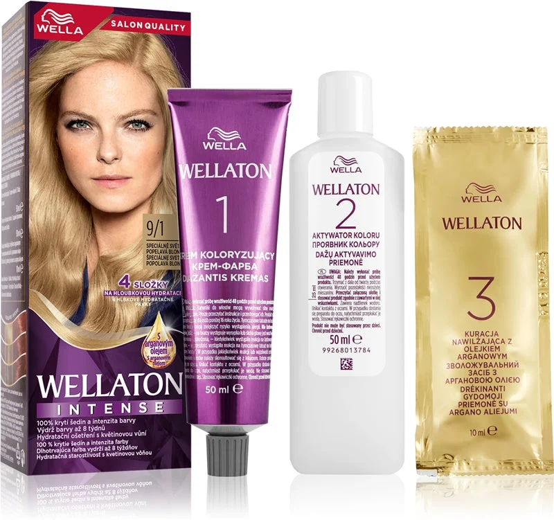 WELLATON crema colore capelli - Tonalità: 9/1 Speciale Biondo Cenere Chiaro