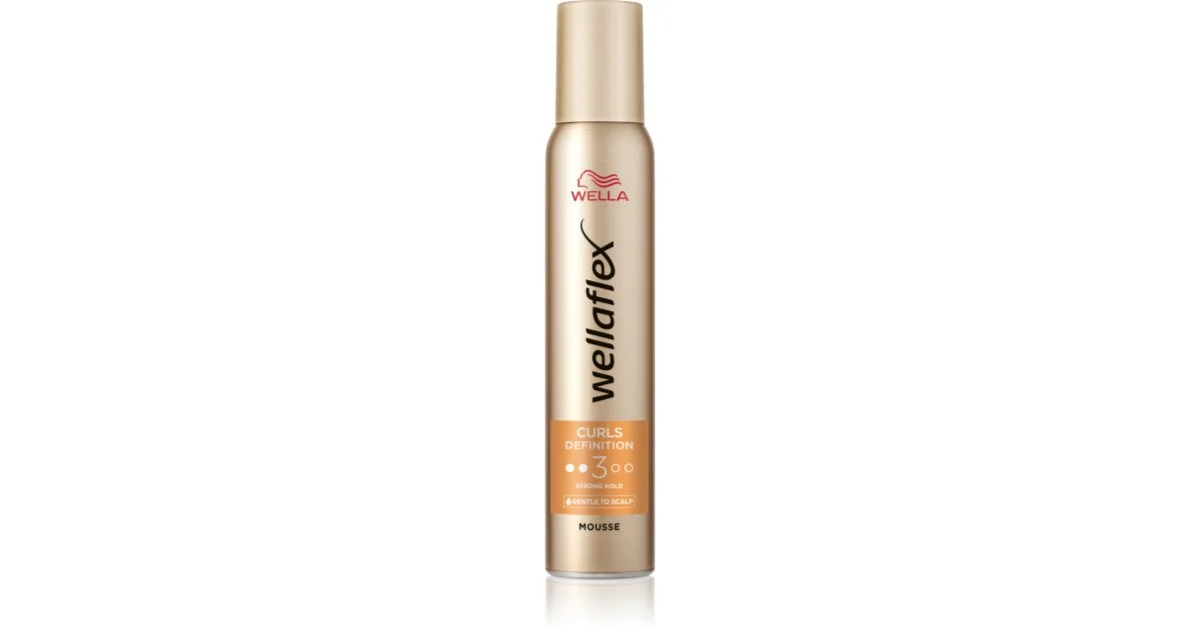 Wella Wellaflex Definition fissante in mousse per capelli mossi e ricci 200 ml
