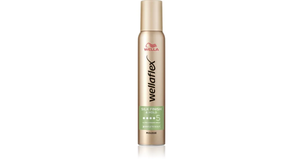 Wella Wellaflex Silk Finish & Hold fissante in mousse fissaggio ultra forte 200 ml