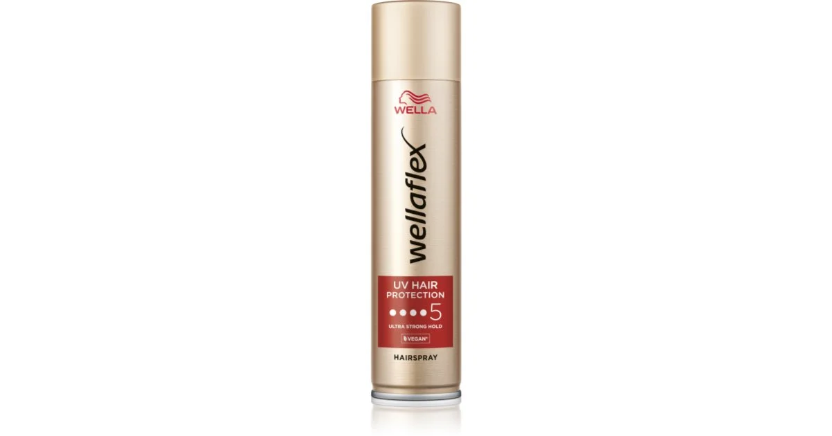 Wella Wellaflex UV lacca per capelli fissante extra forte per la termoprotezione dei capelli 250 ml