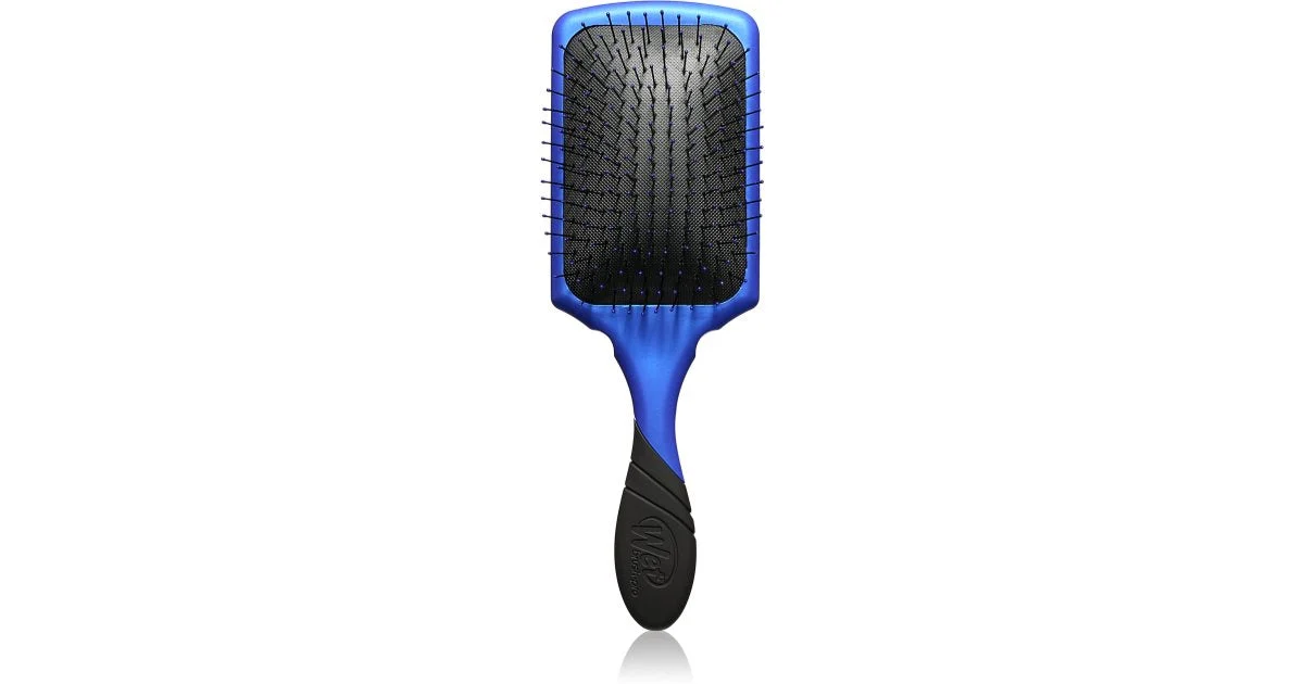 Wet Brush Pro Paddle Detangler - Spazzola per capelli grande con fori di ventilazione Blu reale