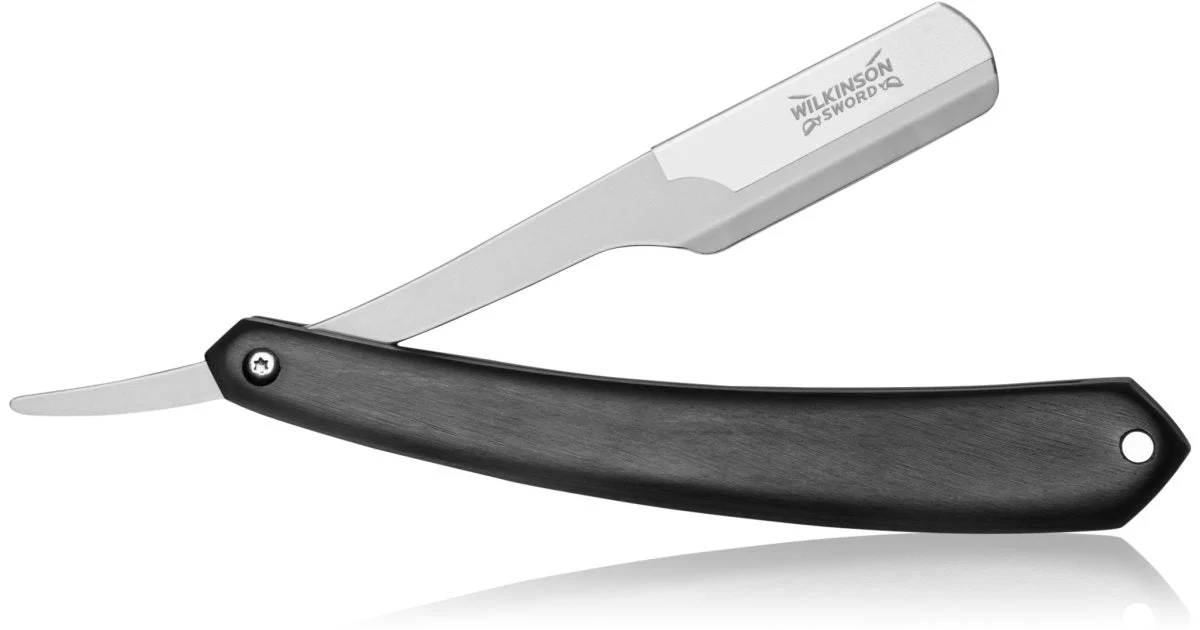 Wilkinson Cut Throat + lame a doppio taglio (5 pezzi) - Rasoio + lamette di ricambio
