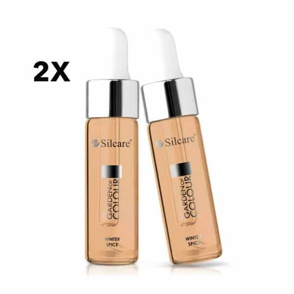 Olio per cuticole Winter Spice 15 ml Silcare 2 pezzi