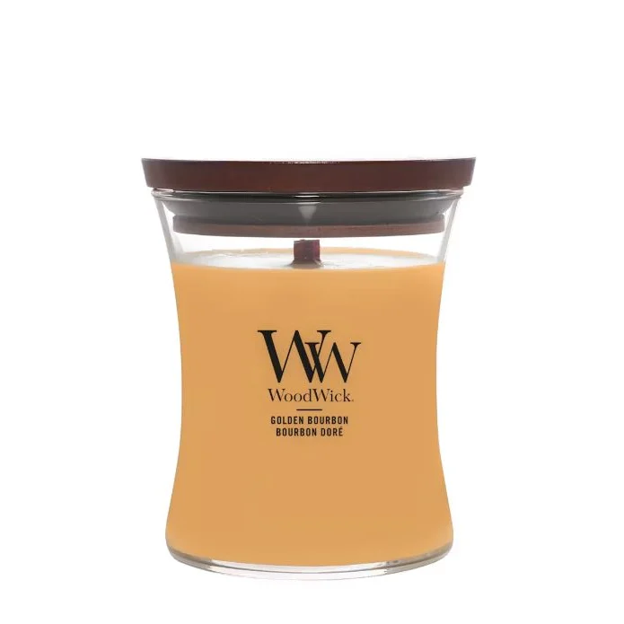 WOODWICK Candela Media – Golden Bourbon