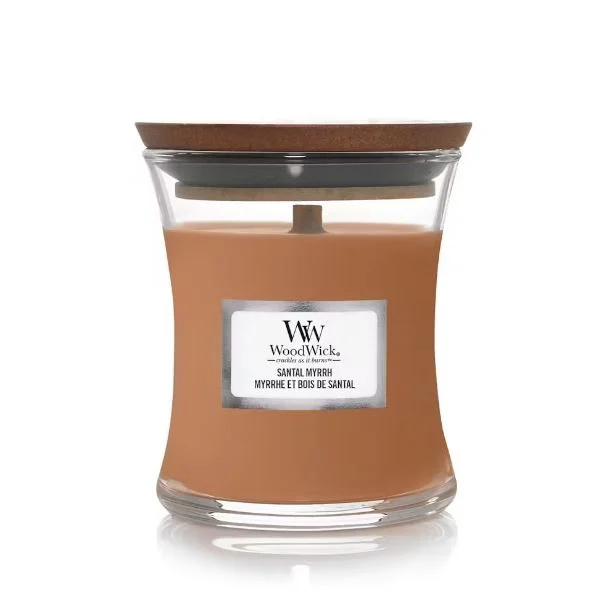 WOODWICK Candela Piccola – Santal Myrrh