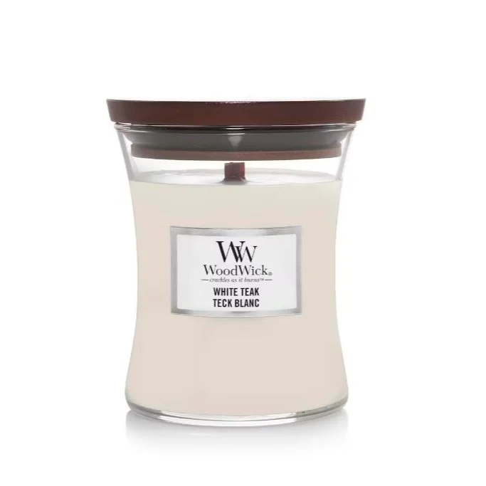 WOODWICK Candela Piccola – White Teak