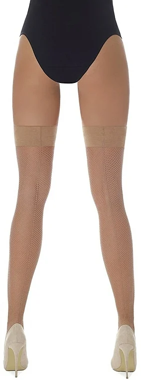 Calze autoreggenti "Gloria", 20 den, natural