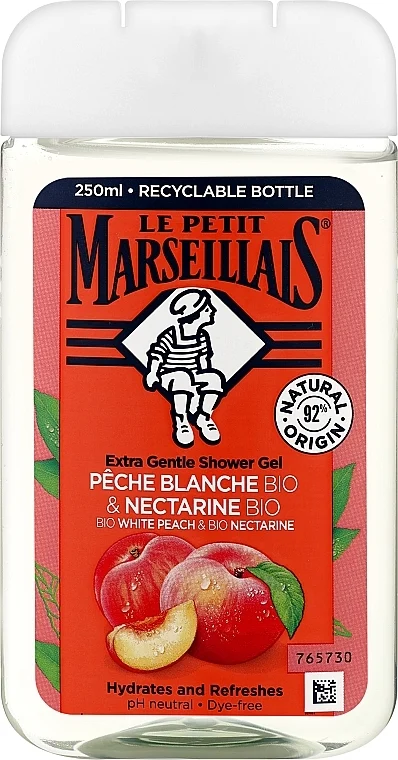Gel doccia "Pesca bianca e nettarina"
