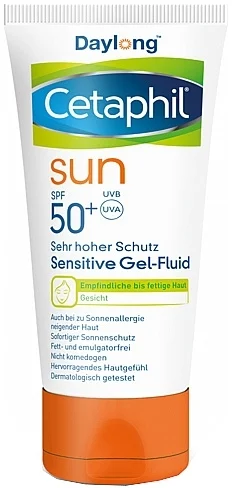 Gel fluido solare per il viso