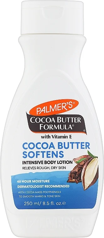 Lozione corpo con burro di cacao e vitamina E