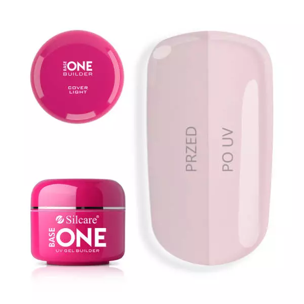 Gel coprente UV Base One Cover Light 250 g Silcare