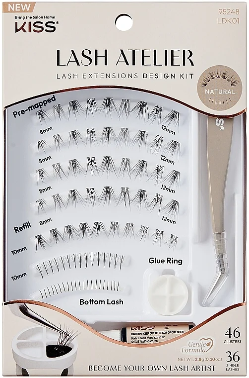 Kiss Lash Atelier Design 01 False Eyelash Set
