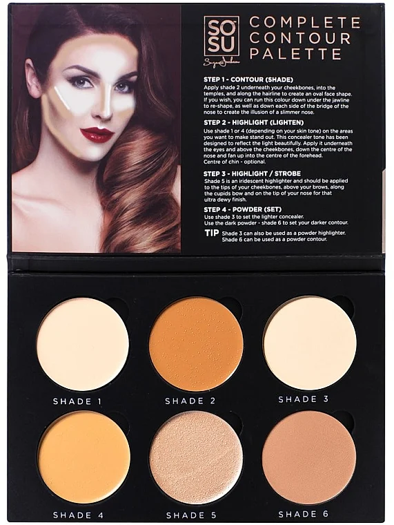 Sosu by SJ Magnetic Refillable Complete Contour Palette