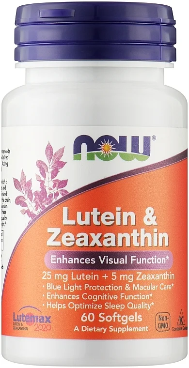 Integratore alimentare "Luteina e zeaxantina", capsule molli