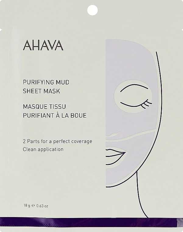 Maschera in tessuto purificante