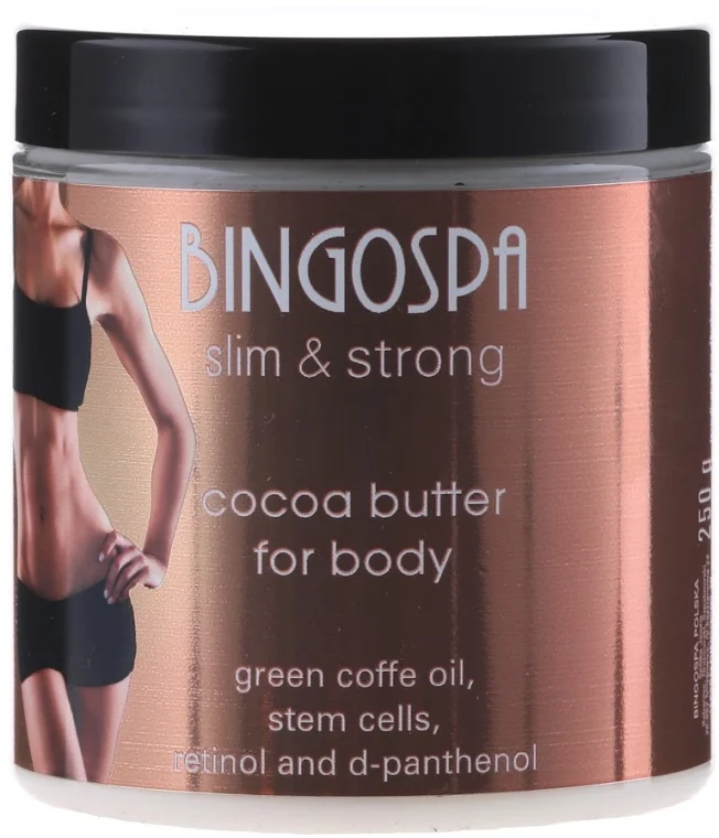 Burro di cacao per massaggio con cellule staminali, retinolo e d-pantenolo