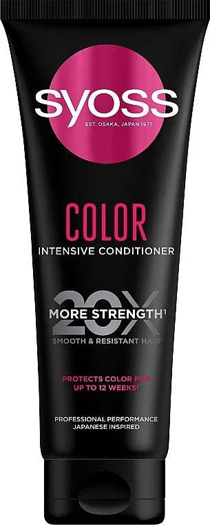 Balsamo intensivo con olio di camelia per capelli colorati