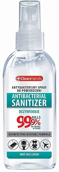 Spray antibatterico per la disinfezione delle superfici