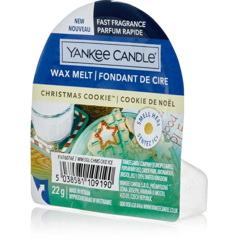 YANKEE CANDLE Cera da Fondere – Christmas Cookie