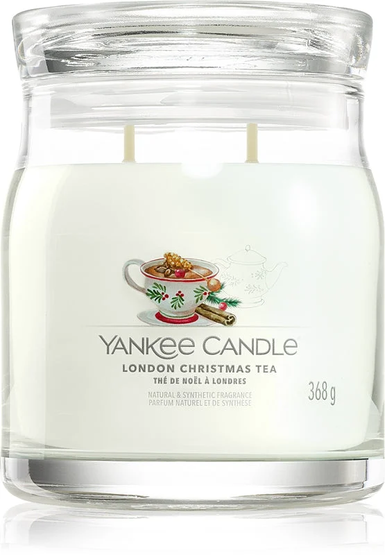 Yankee Candle London Christmas Tea candela profumata 368 g