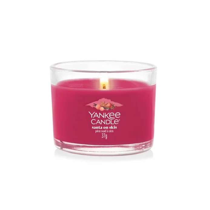 YANKEE CANDLE Votiva in Vetro – Santa On Skis