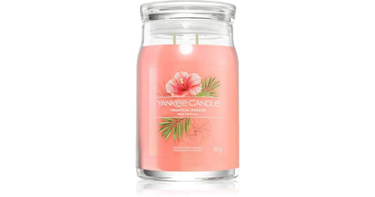 Yankee Candle Tropical Breeze Signature candela- 567g