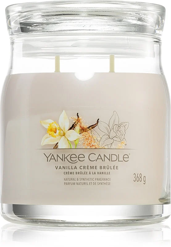 Yankee Candle Candela Vanilla Creme Brulee Signature - 368g