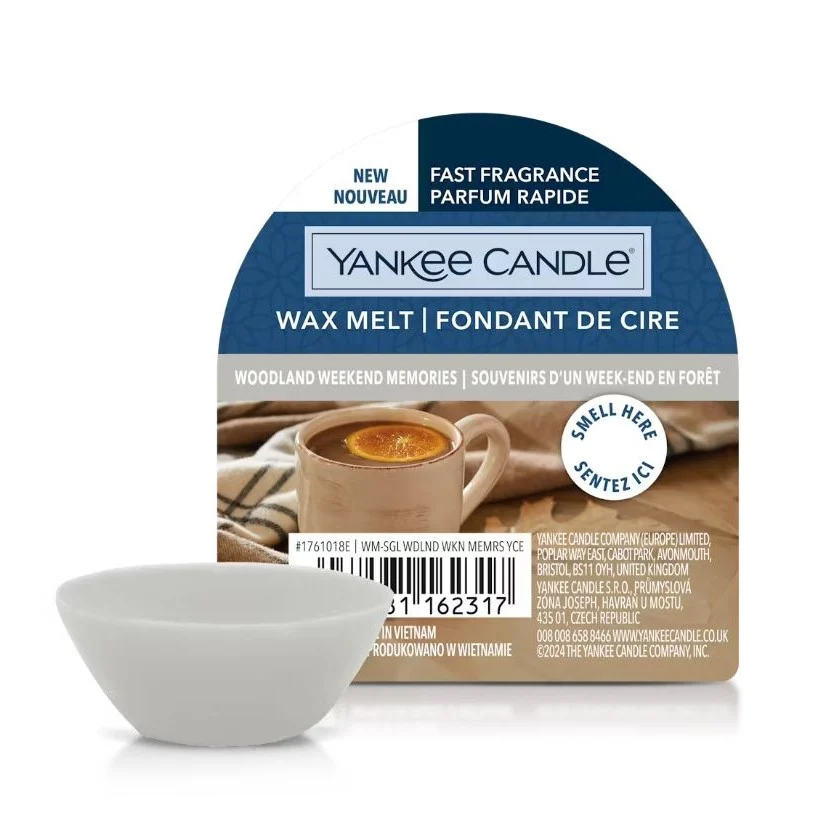 YANKEE CANDLE Cera da Fondere – Woodland Weekend Memories
