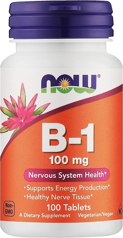 Integratore alimentare "Vitamina B1 Tiamina", 100 mg