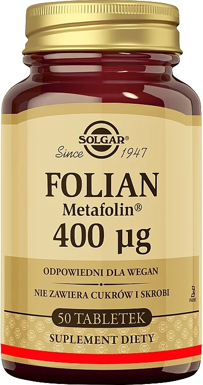 Integratore alimentare "Acido folico" (Metafolin 400mcg)