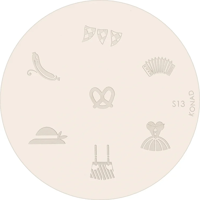 Piastra per stamping unghie