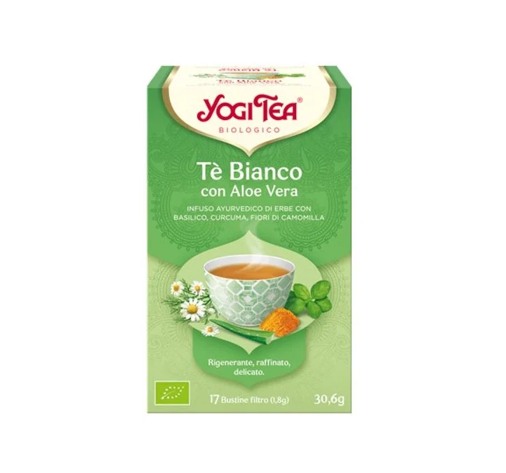 YOGI TEA Tè Bianco con Aloe Vera