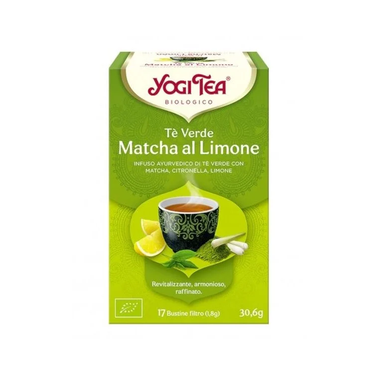 YOGI TEA Tè Verde Matcha al Limone