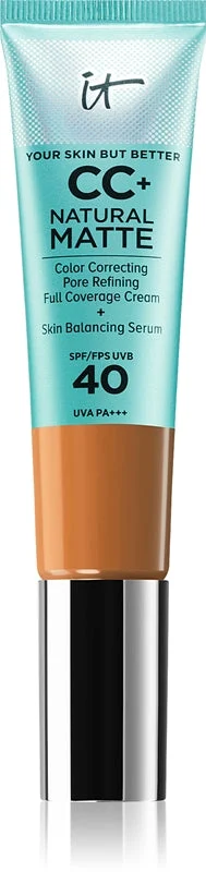 IT Cosmetics Your Skin But Better CC+ Natural Matte fondotinta opacizzante SPF 40 da donna Rich 32 ml