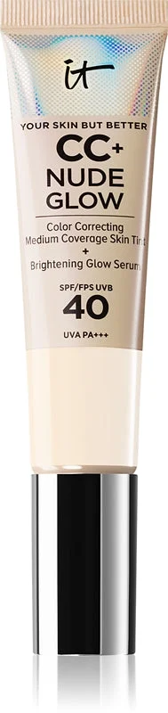 IT Cosmetics Your Skin But Better CC + Nude fondotinta illuminante SPF 40 colore Fair Porcelain 32 ml