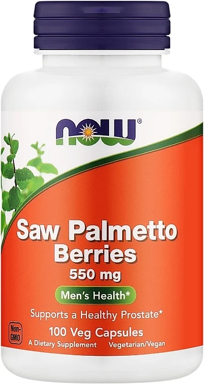 Capsule di bacche di palma serenoa, 550 mg
