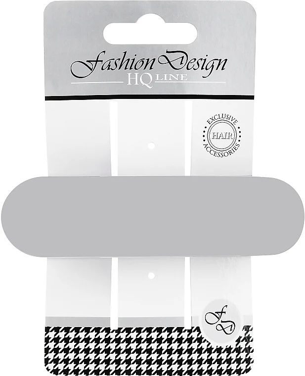 Fermacapelli "Fashion Design", 28403, grigio