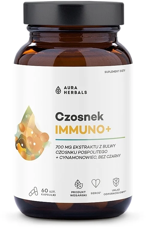 Integratore alimentare "Garlic Immuno+", 700 mg