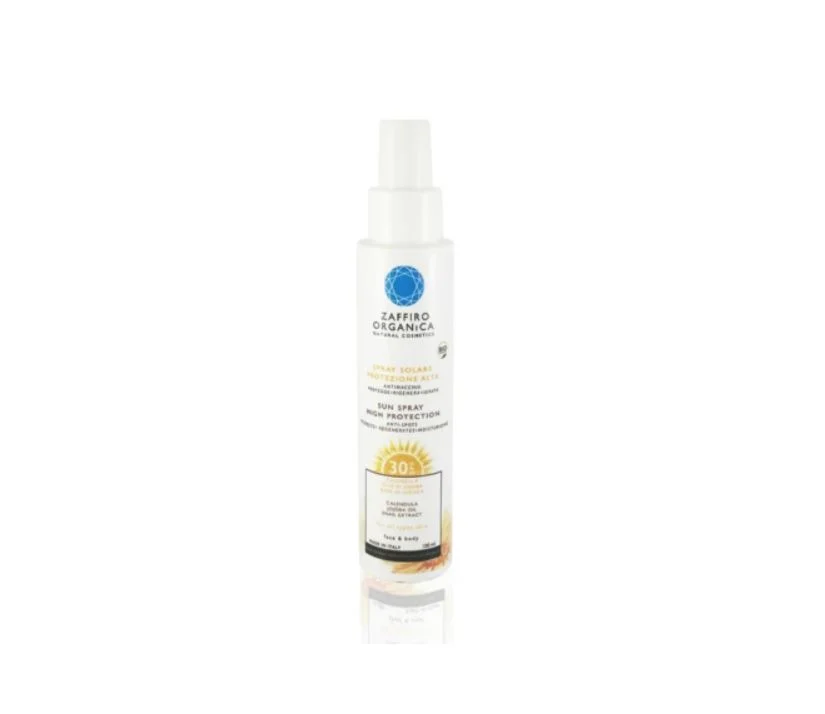 ZAFFIRO ORGANICA Spray Solare Protezione Alta SPF 30