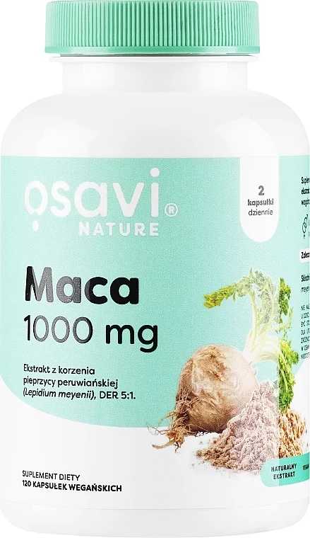 Integratore alimentare Radice di Maca, 1000 mg