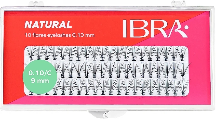 Ibra 10 Flares Eyelash Knot Free Naturals