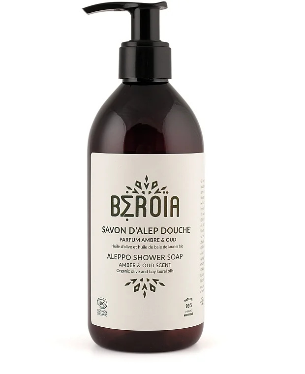 Sapone doccia al profumo legnoso