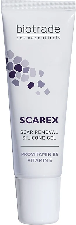Gel di silicone contro cicatrici con vitamine B5 ed E